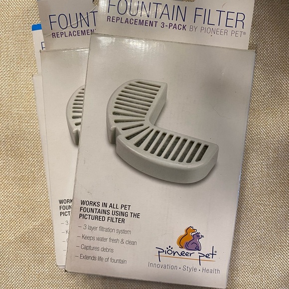 PIONEER Other - PIONEER White Fountain Filter Replacement Pack - 2 packs